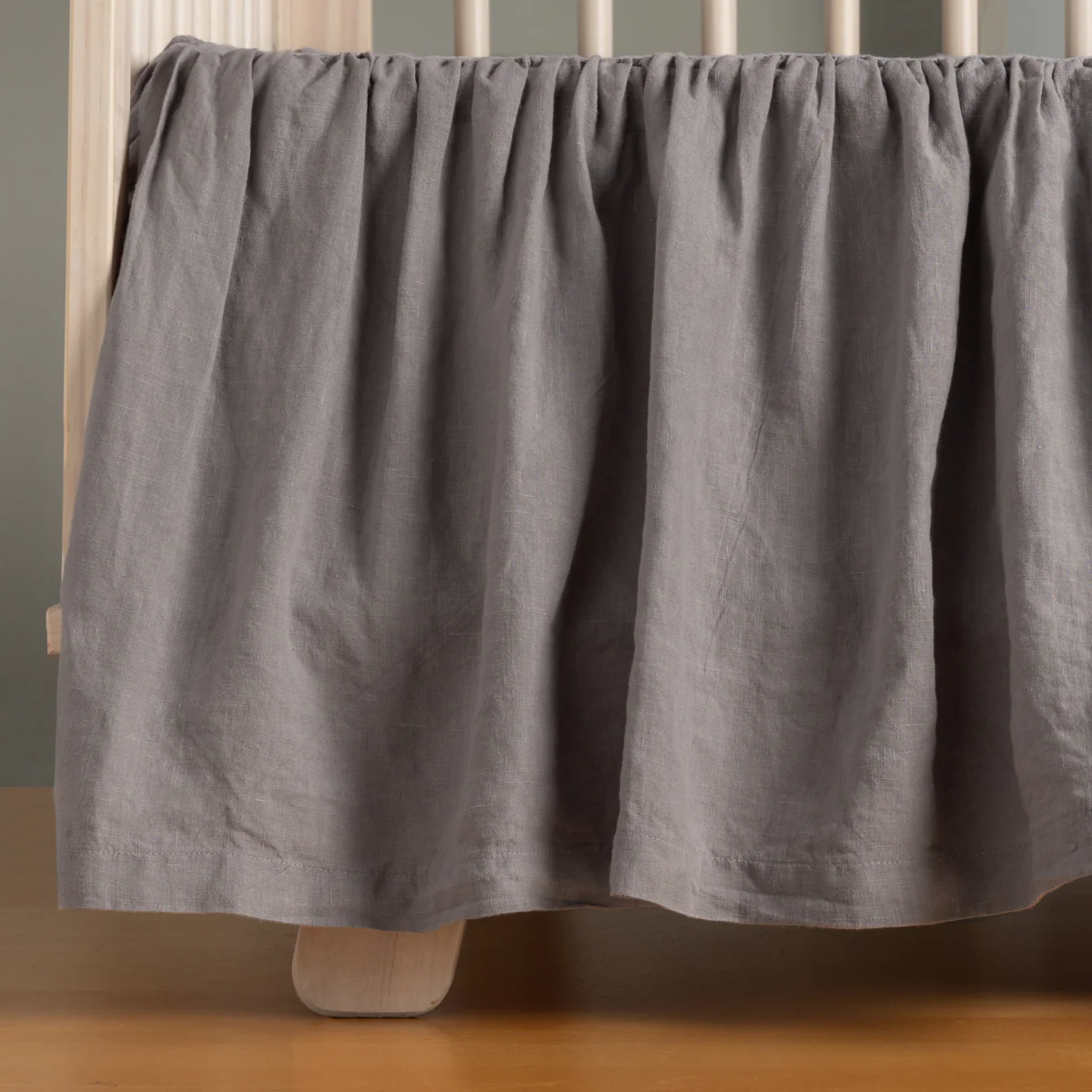 Linen Crib Skirt - Image 10