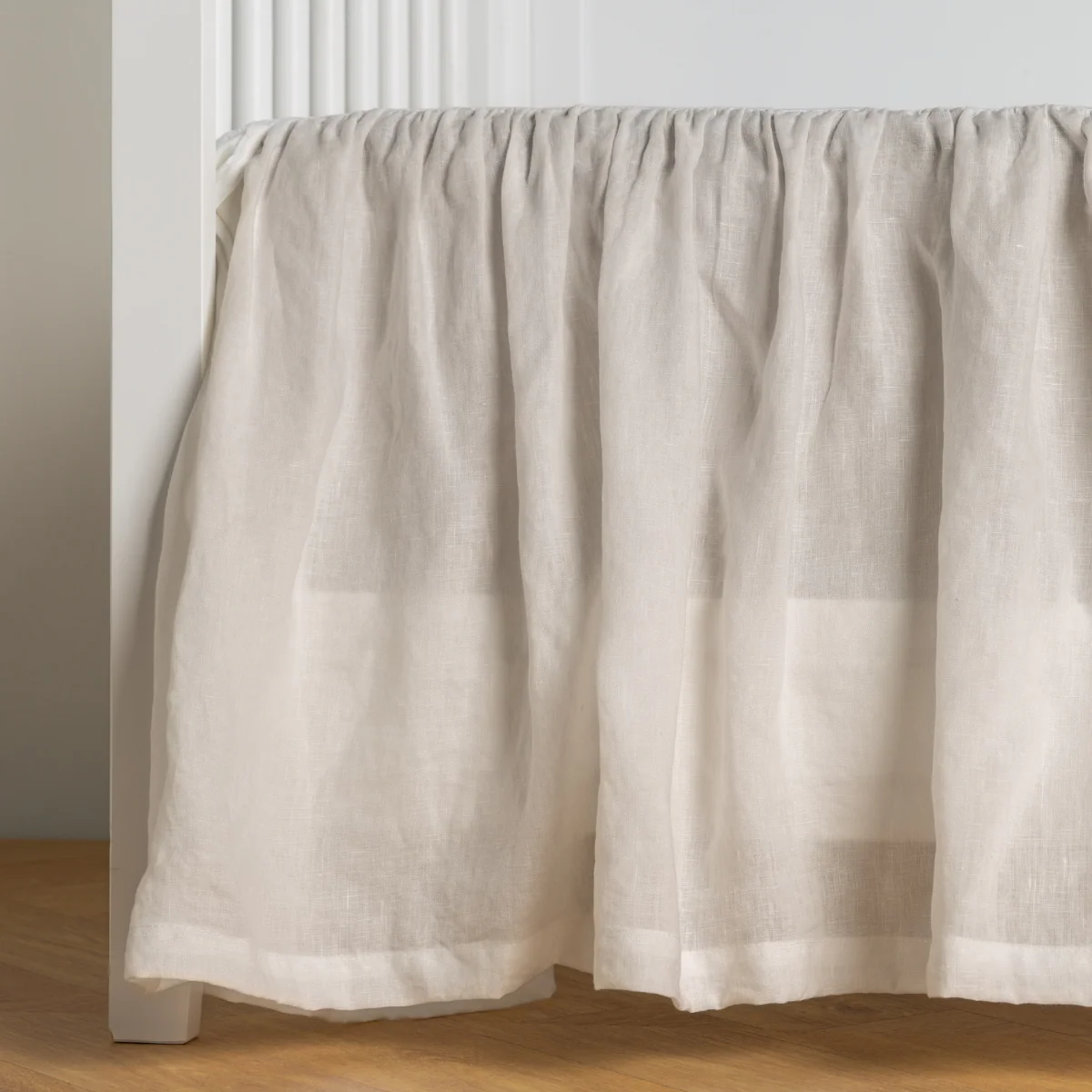 Linen Crib Skirt - Image 3
