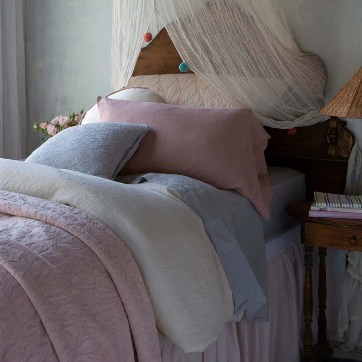 Linen Twin Fitted Sheets - Image 3
