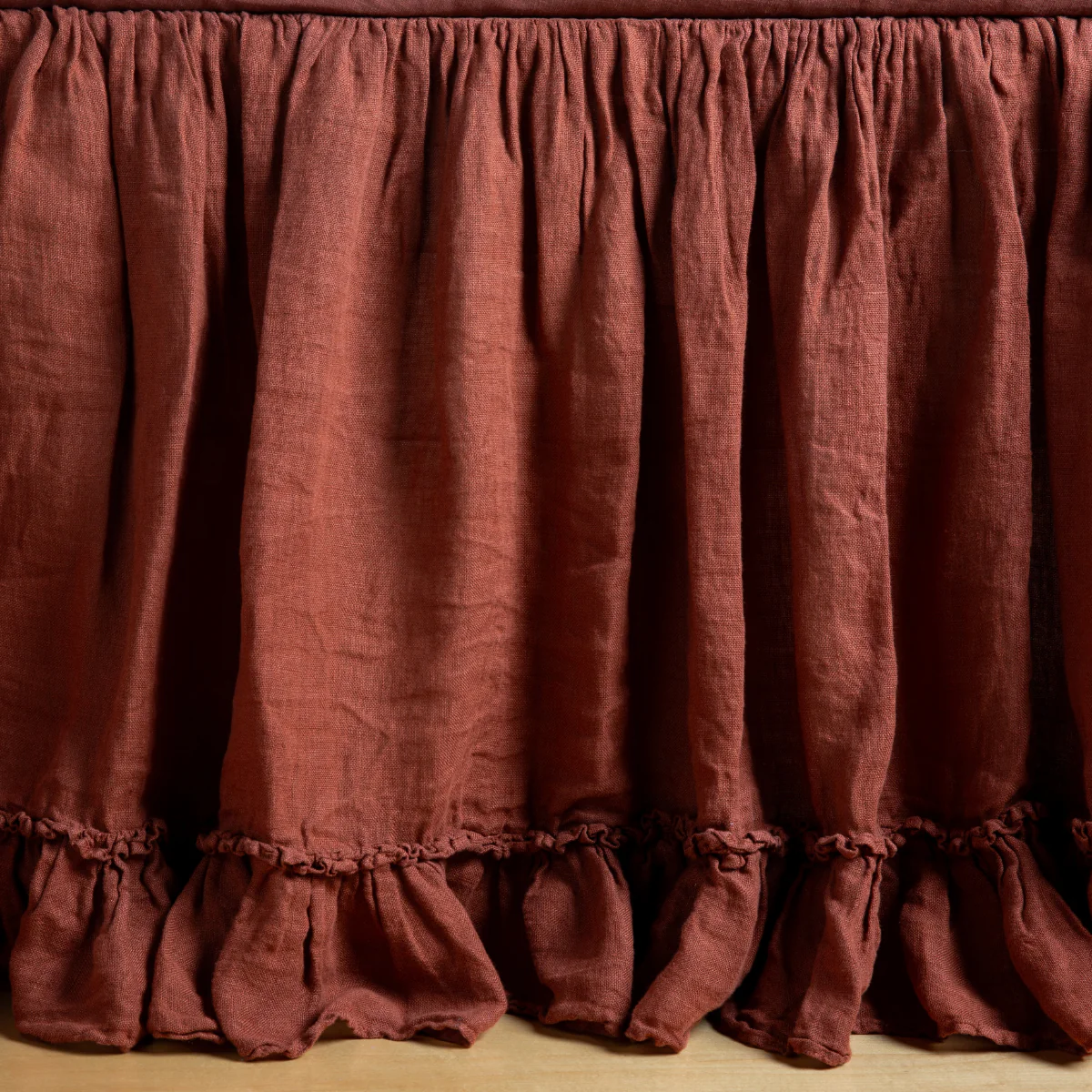 Linen Whisper Crib Skirt - Image 9