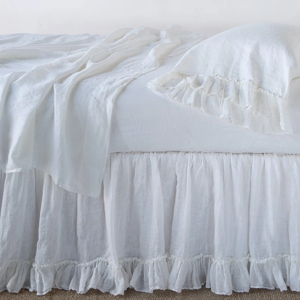 Linen Whisper Bed Skirt - Image 22