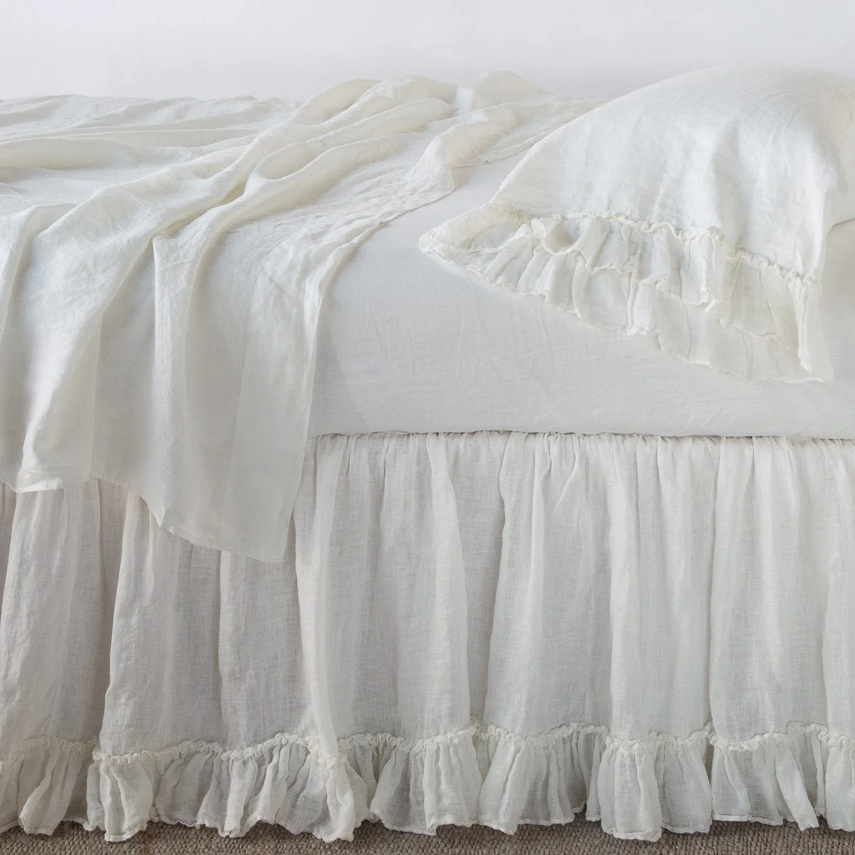 Linen Whisper Bed Skirt - Image 23