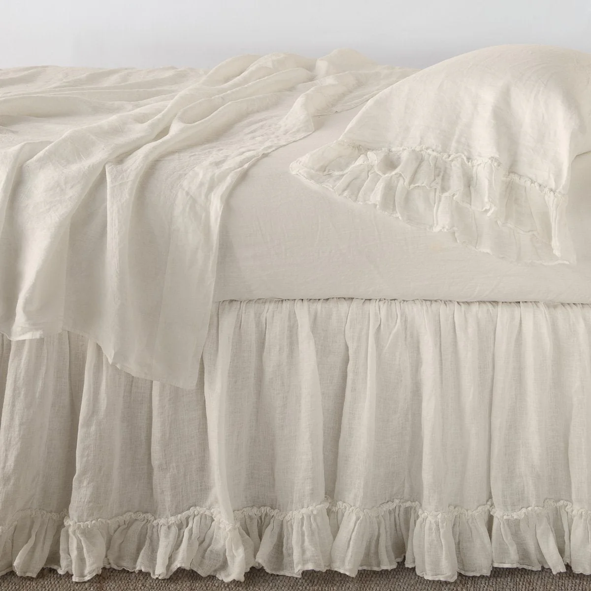 Linen Whisper Bed Skirt - Image 24