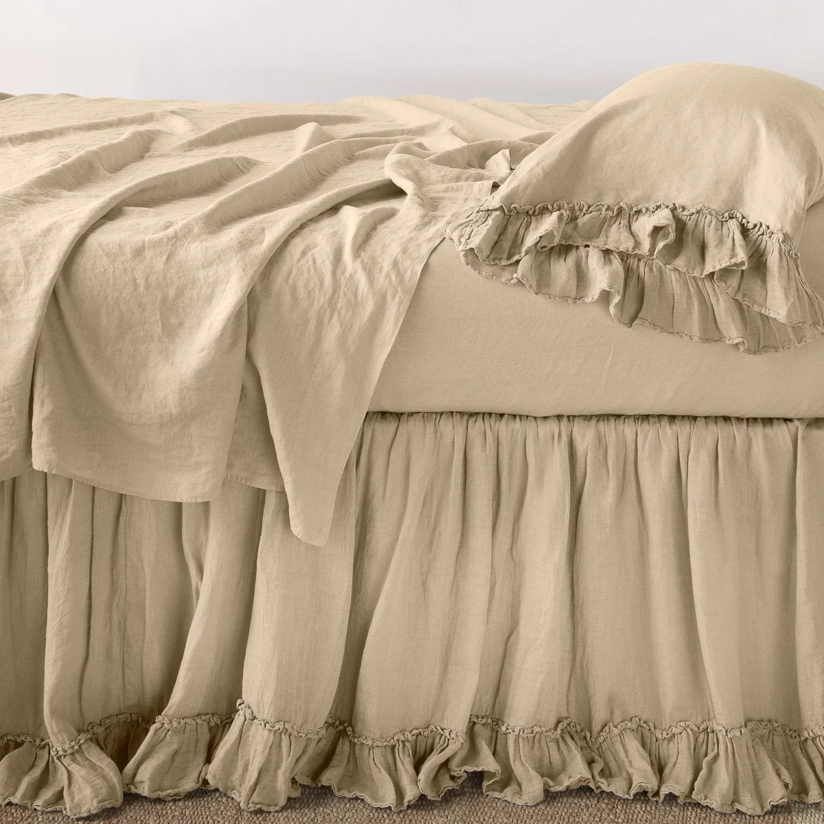 Linen Whisper Bed Skirt - Image 25