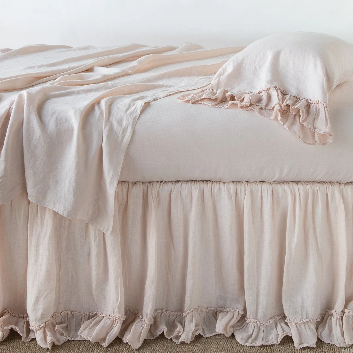 Linen Whisper Bed Skirt - Image 26