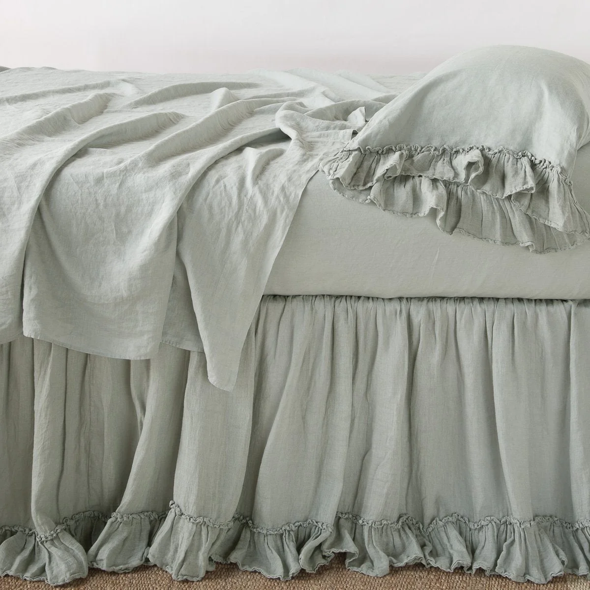 Linen Whisper Bed Skirt - Image 29