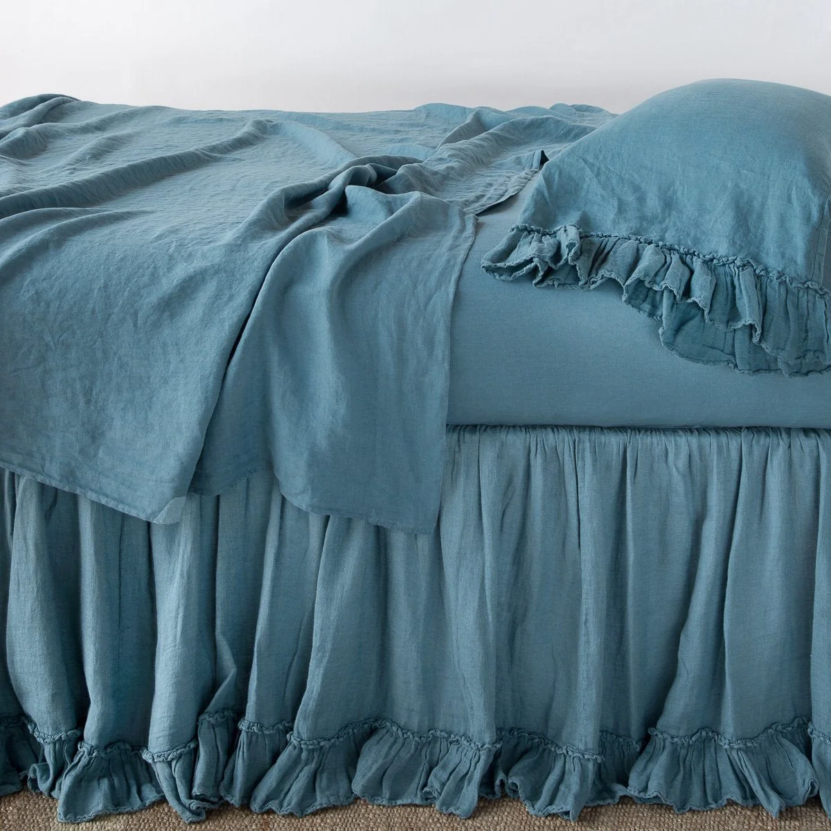 Linen Whisper Bed Skirt - Image 30