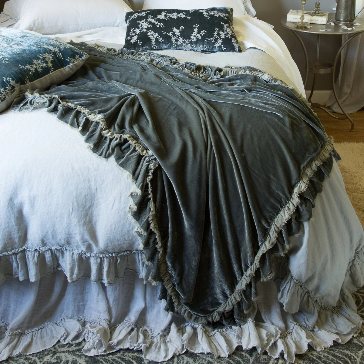 Linen Whisper Bed Skirt - Image 4