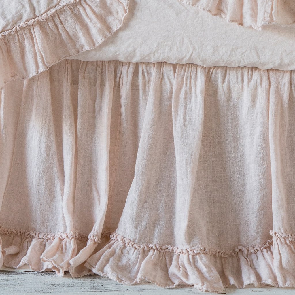 Linen Whisper Crib Skirt - Image 6