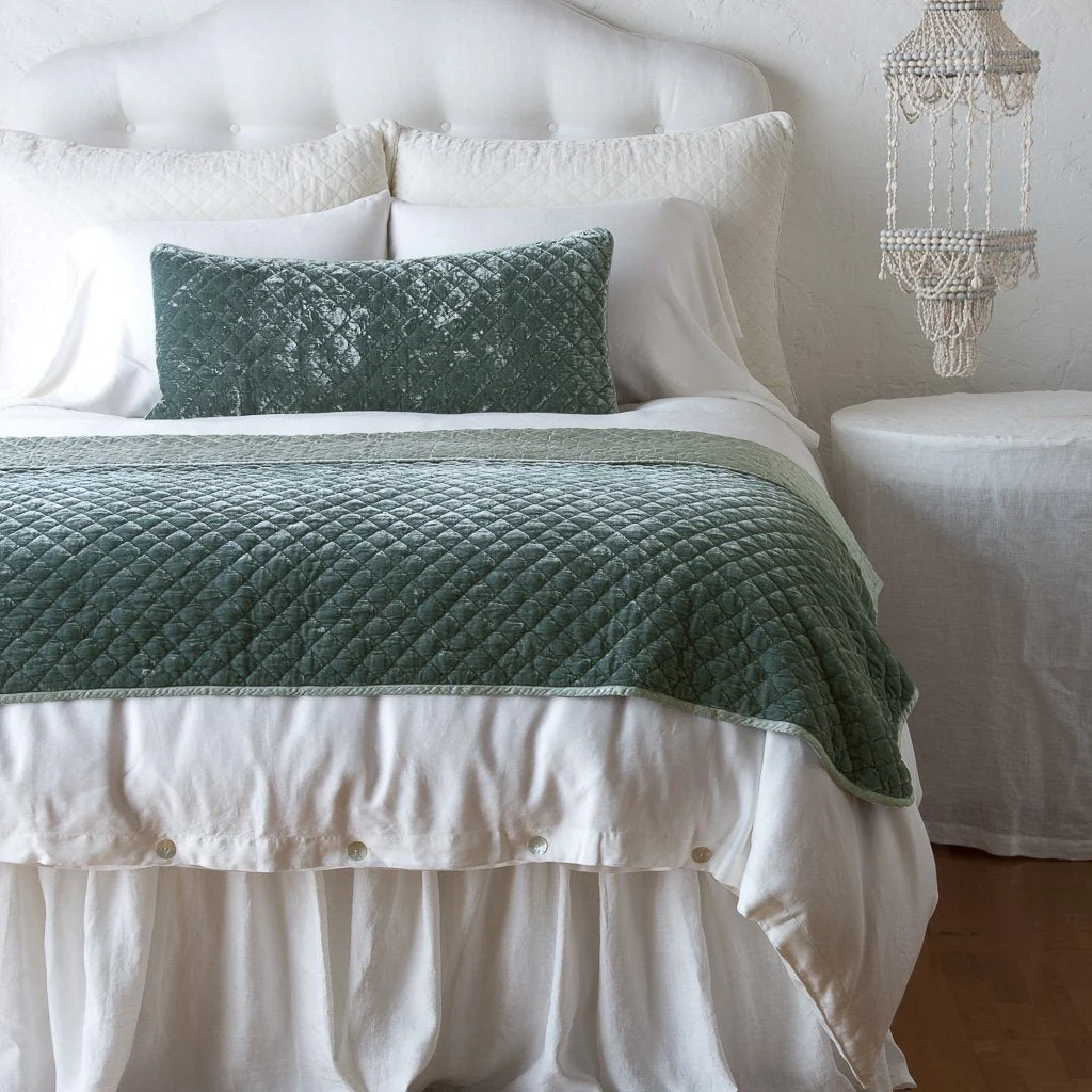 Silk Velvet Quilted Blanket - Image 23