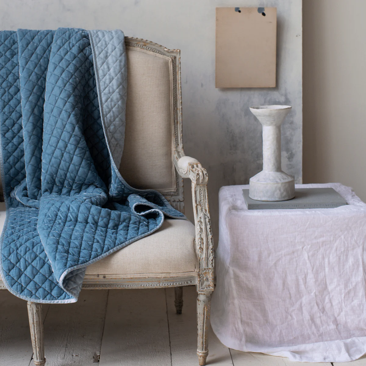 Silk Velvet Quilted Blanket - Image 7