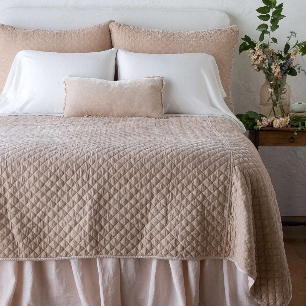 Silk Velvet Quilted Coverlet - Image 27