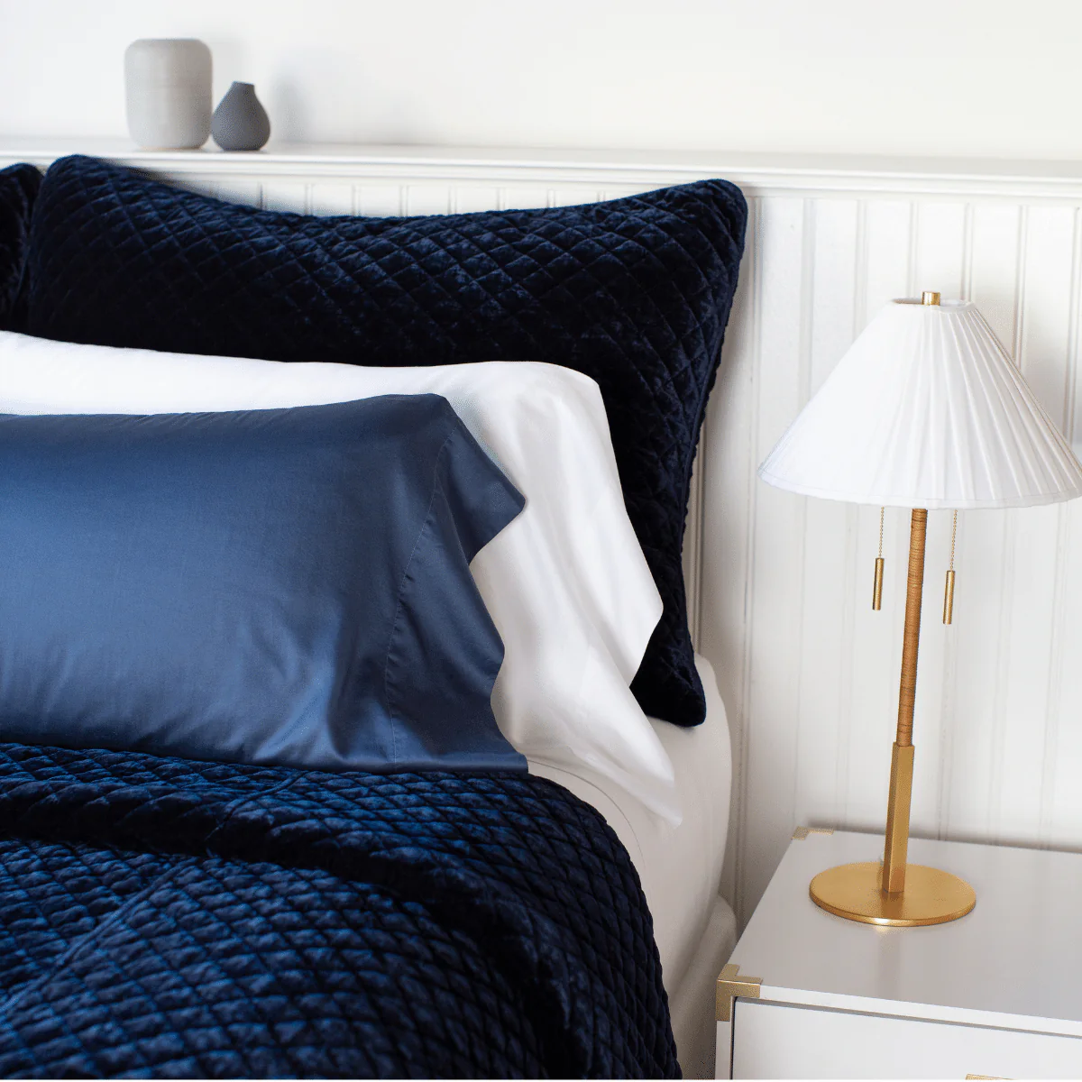 Silk Velvet Quilted Coverlet - Image 6