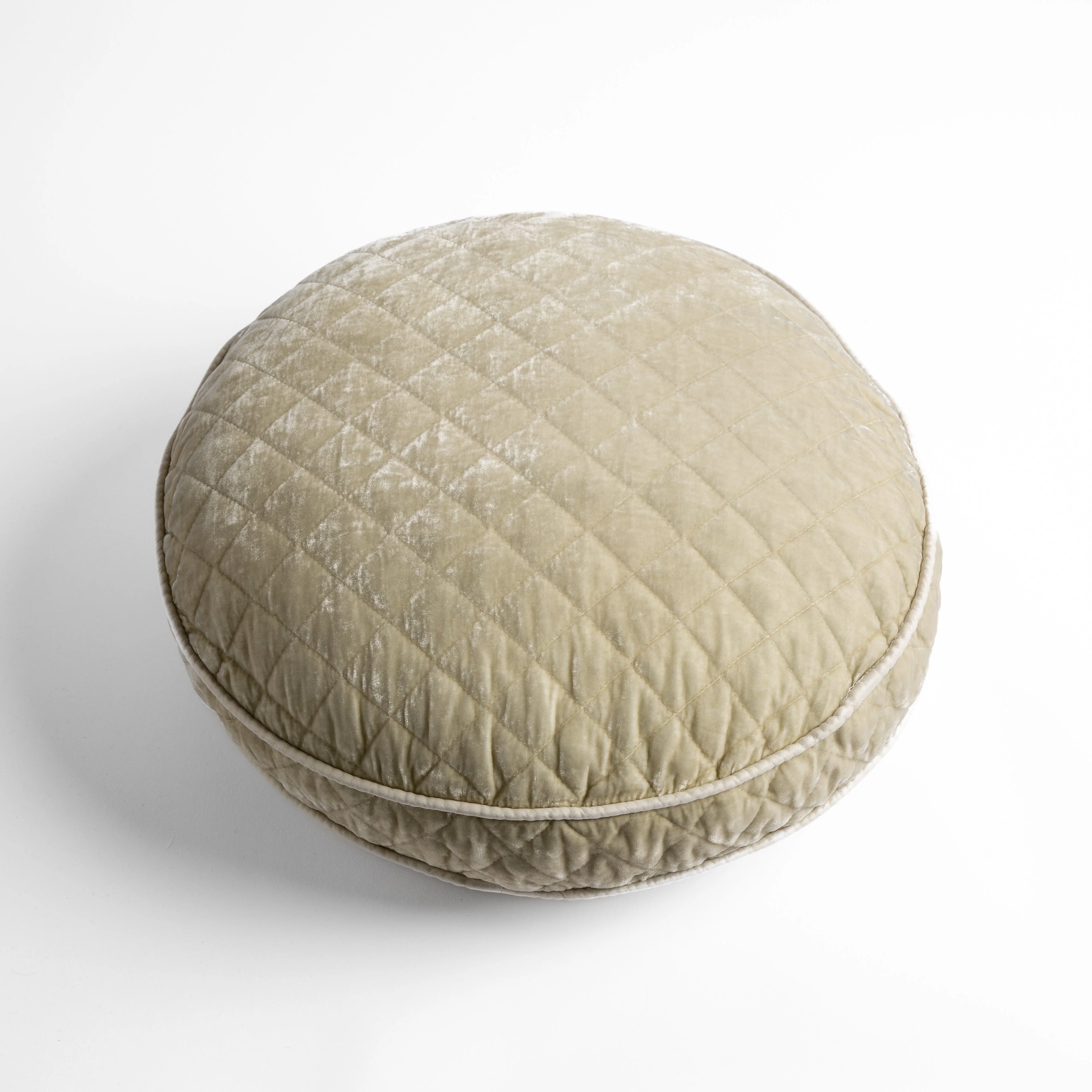 Silk Velvet Quilted Throw Pillow - Image 10