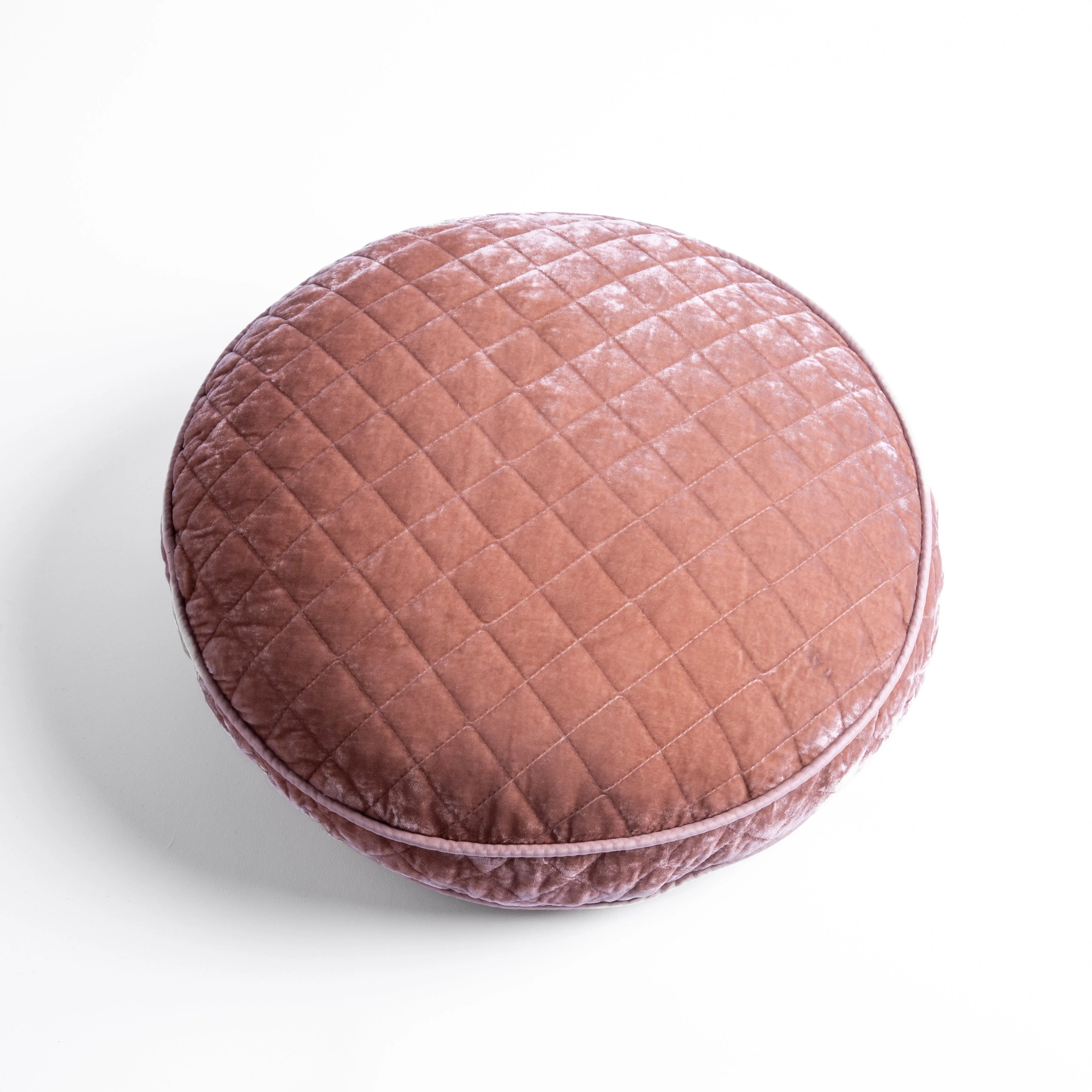 Silk Velvet Quilted Throw Pillow - Image 13