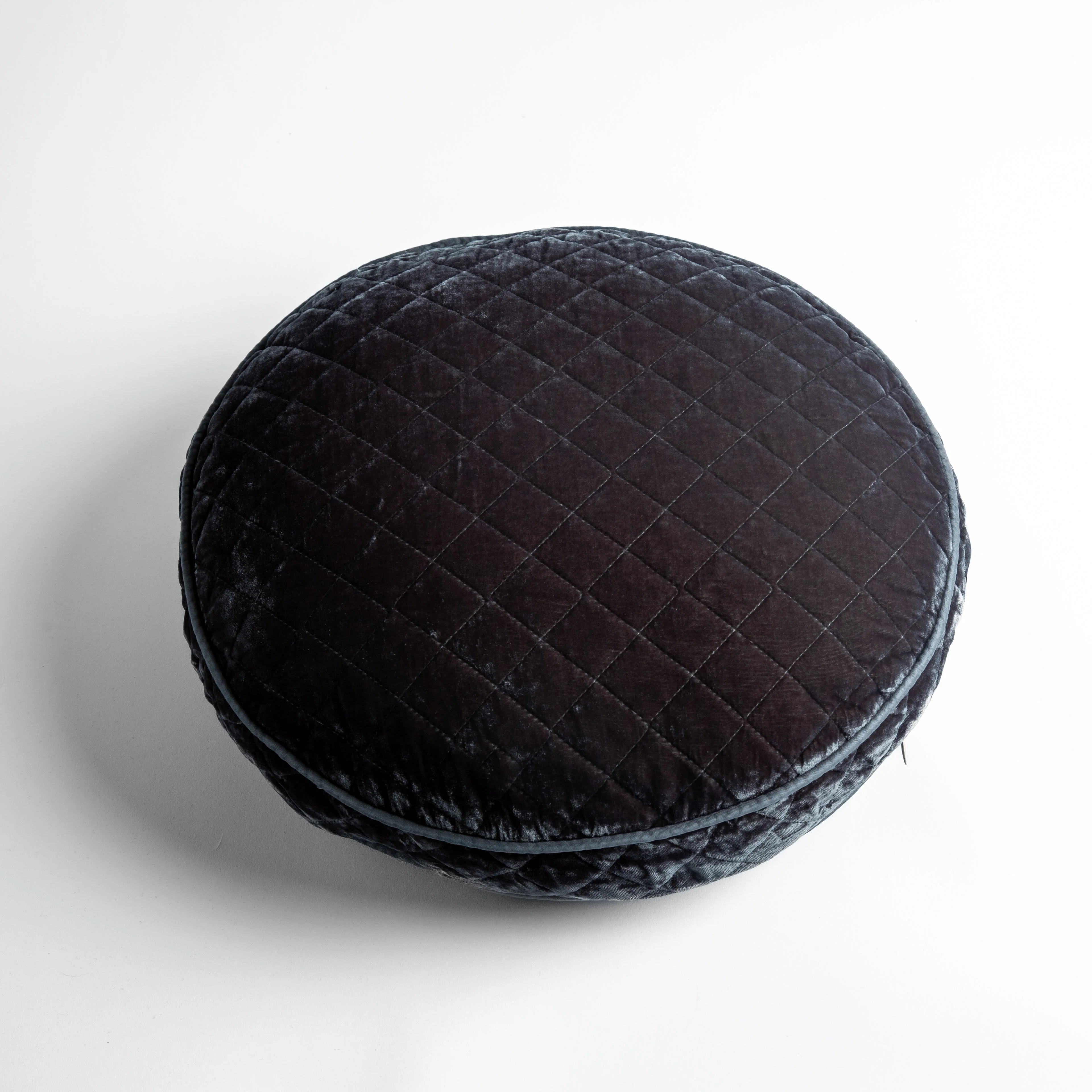 Silk Velvet Quilted Throw Pillow - Image 16