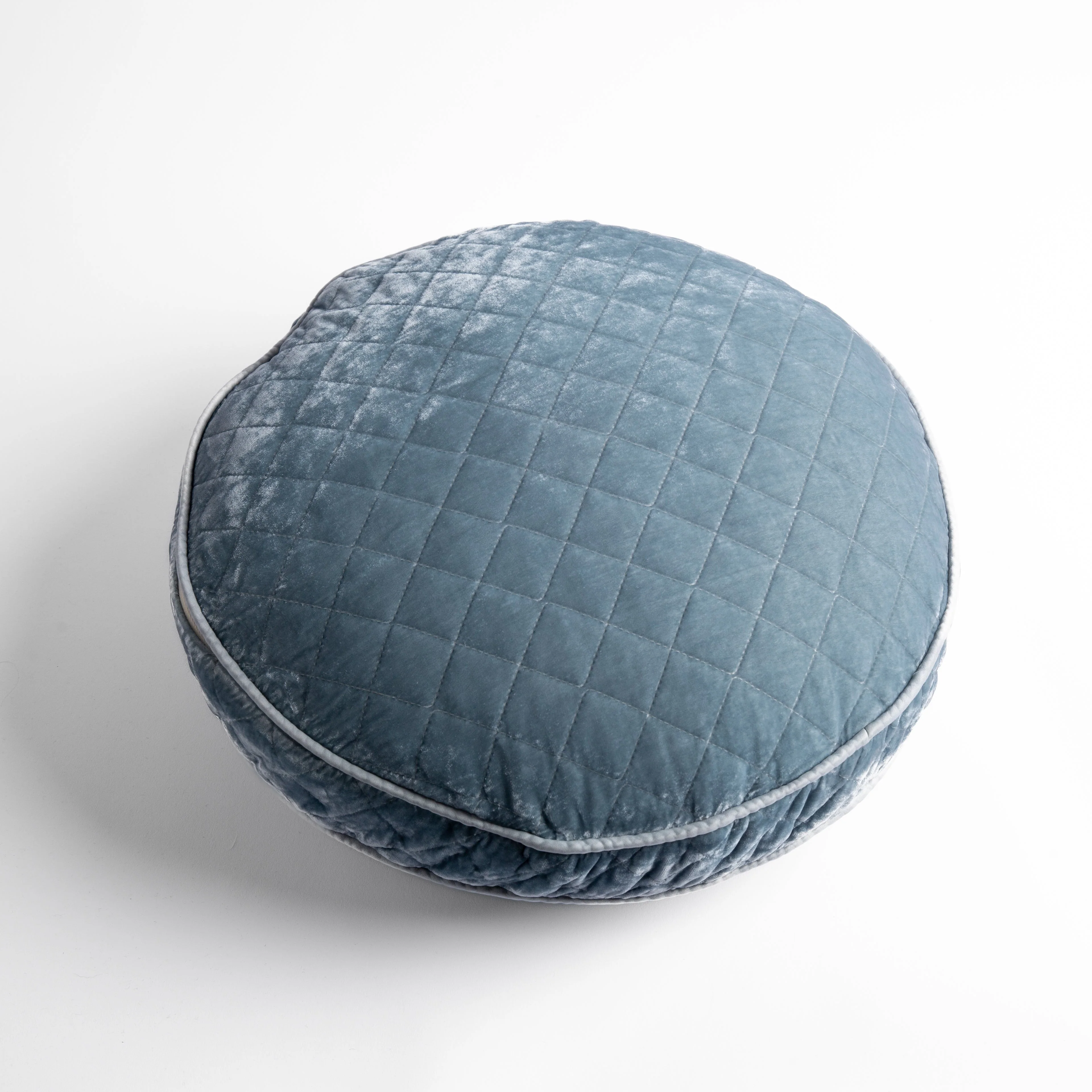Silk Velvet Quilted Throw Pillow - Image 17