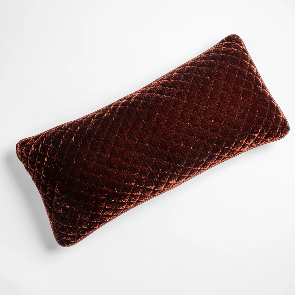 Silk Velvet Quilted Throw Pillow - Image 20