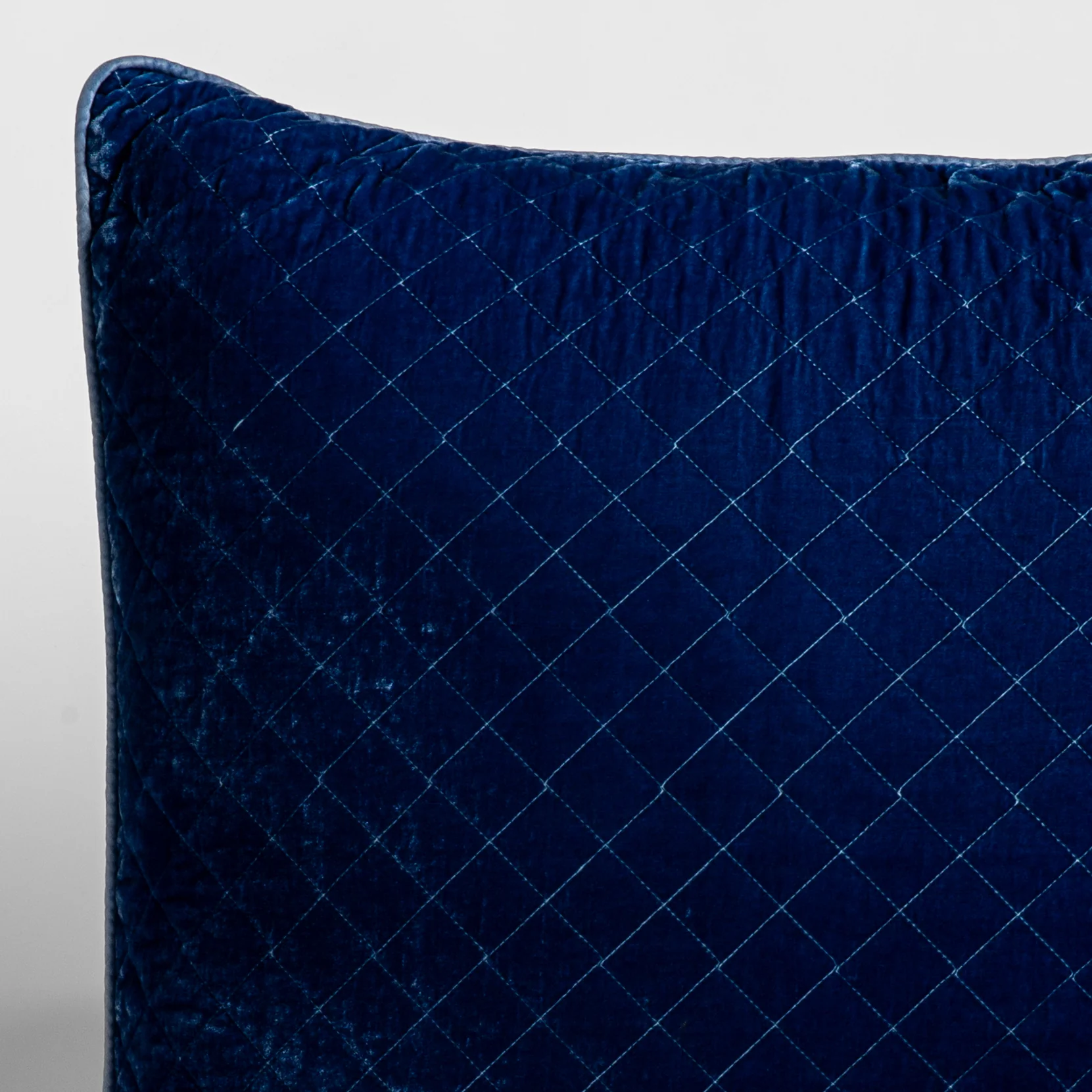 Silk Velvet Quilted Throw Pillow - Image 21