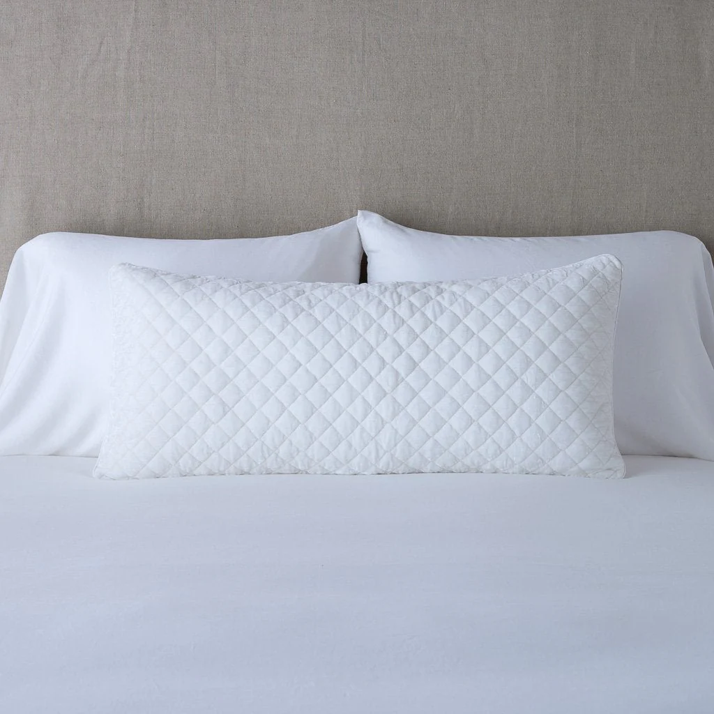 Silk Velvet Quilted Throw Pillow - Image 22