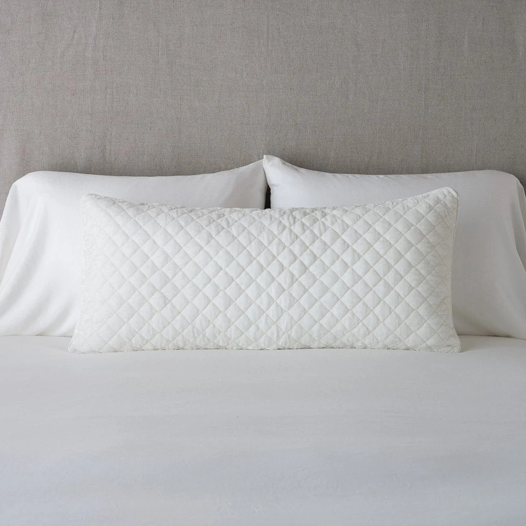 Silk Velvet Quilted Throw Pillow - Image 23