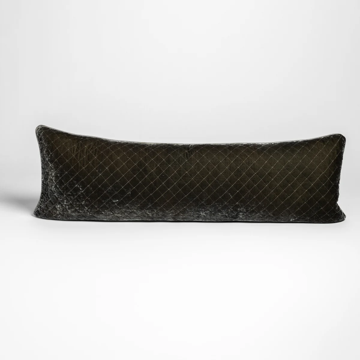 Silk Velvet Quilted Throw Pillow - Image 33