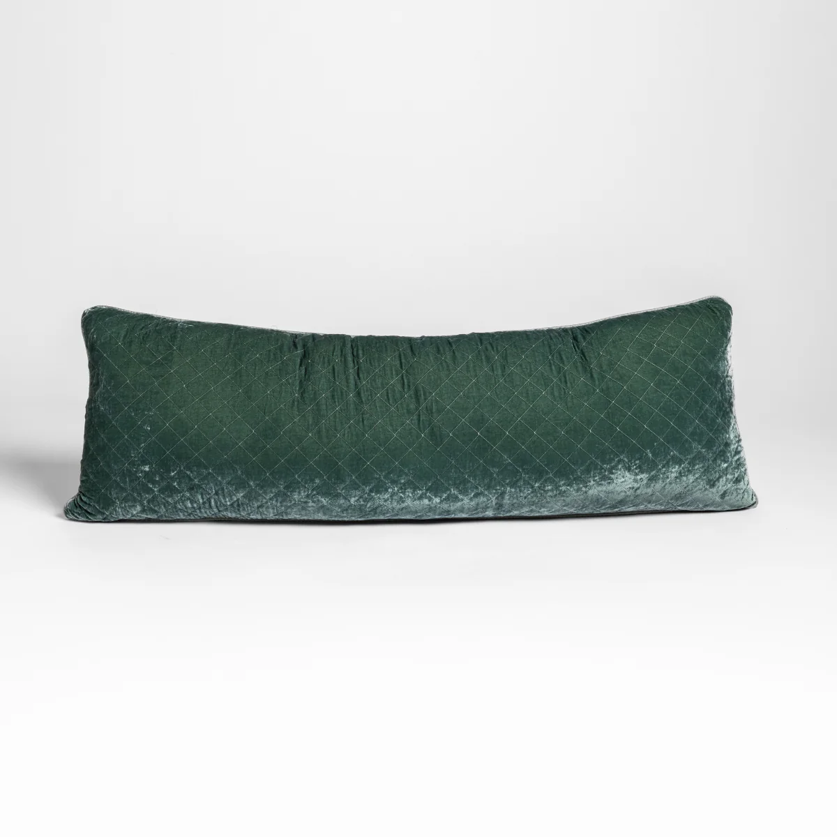 Silk Velvet Quilted Throw Pillow - Image 35