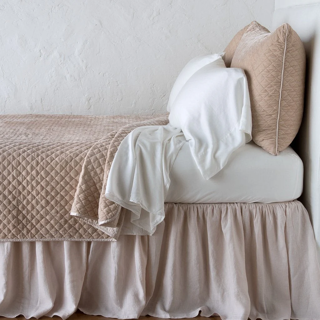 Silk Velvet Quilted Twin Coverlet - Image 10