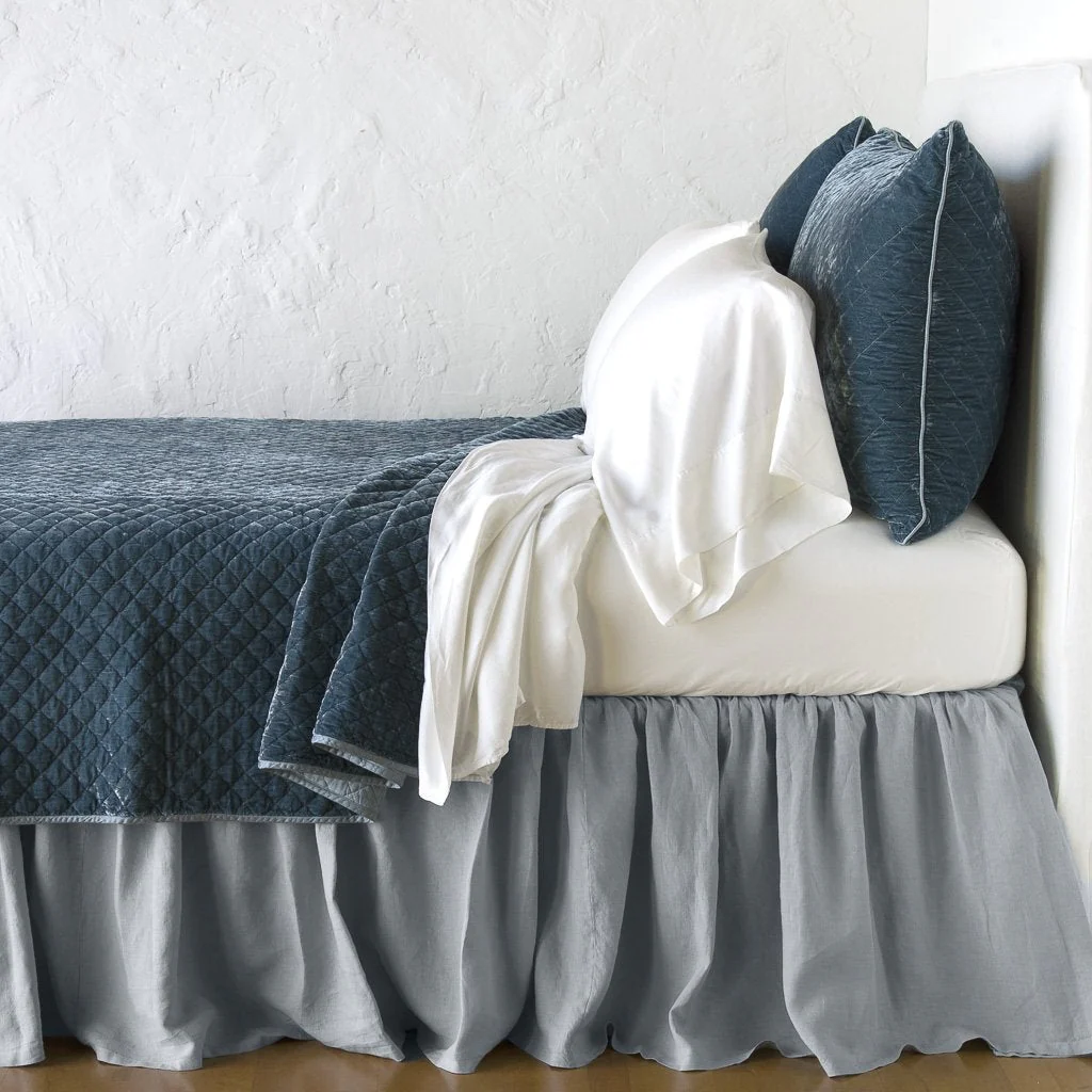Silk Velvet Quilted Twin Coverlet - Image 16