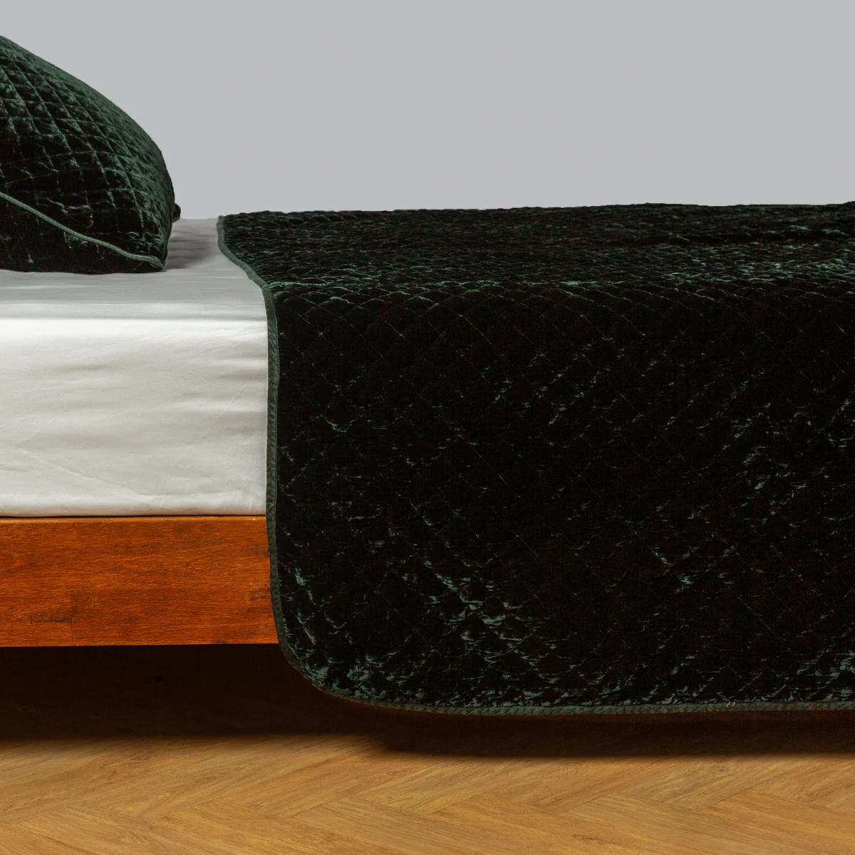 Silk Velvet Quilted Twin Coverlet - Image 21