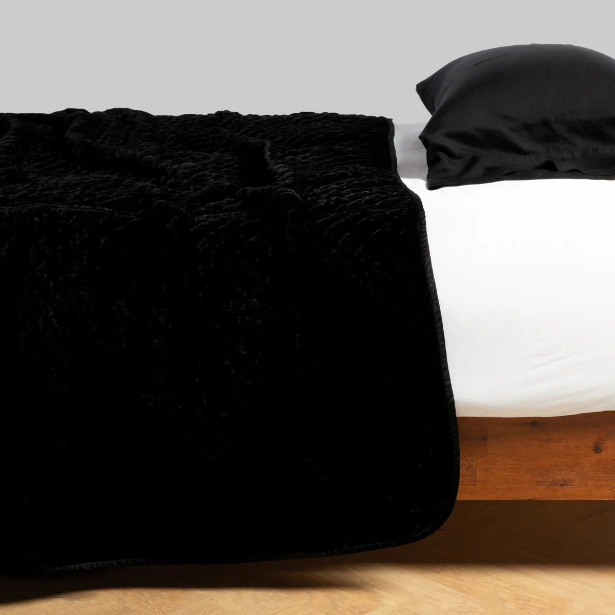 Silk Velvet Quilted Twin Coverlet - Image 4