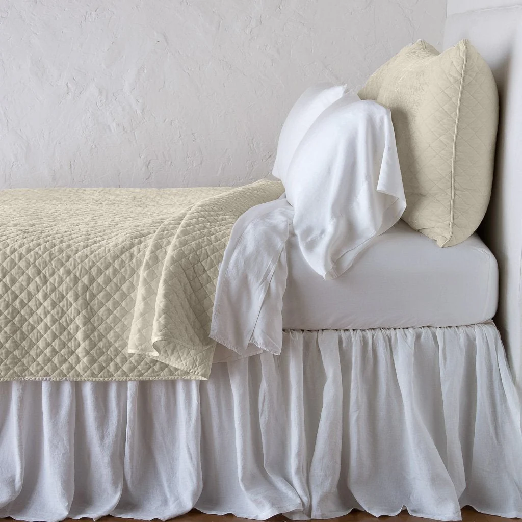 Silk Velvet Quilted Twin Coverlet - Image 8