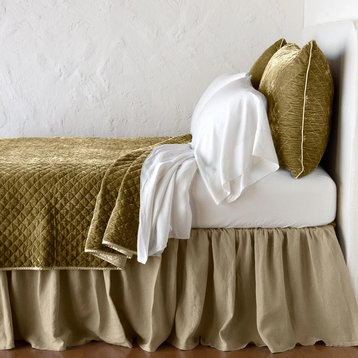 Silk Velvet Quilted Twin Coverlet - Image 9